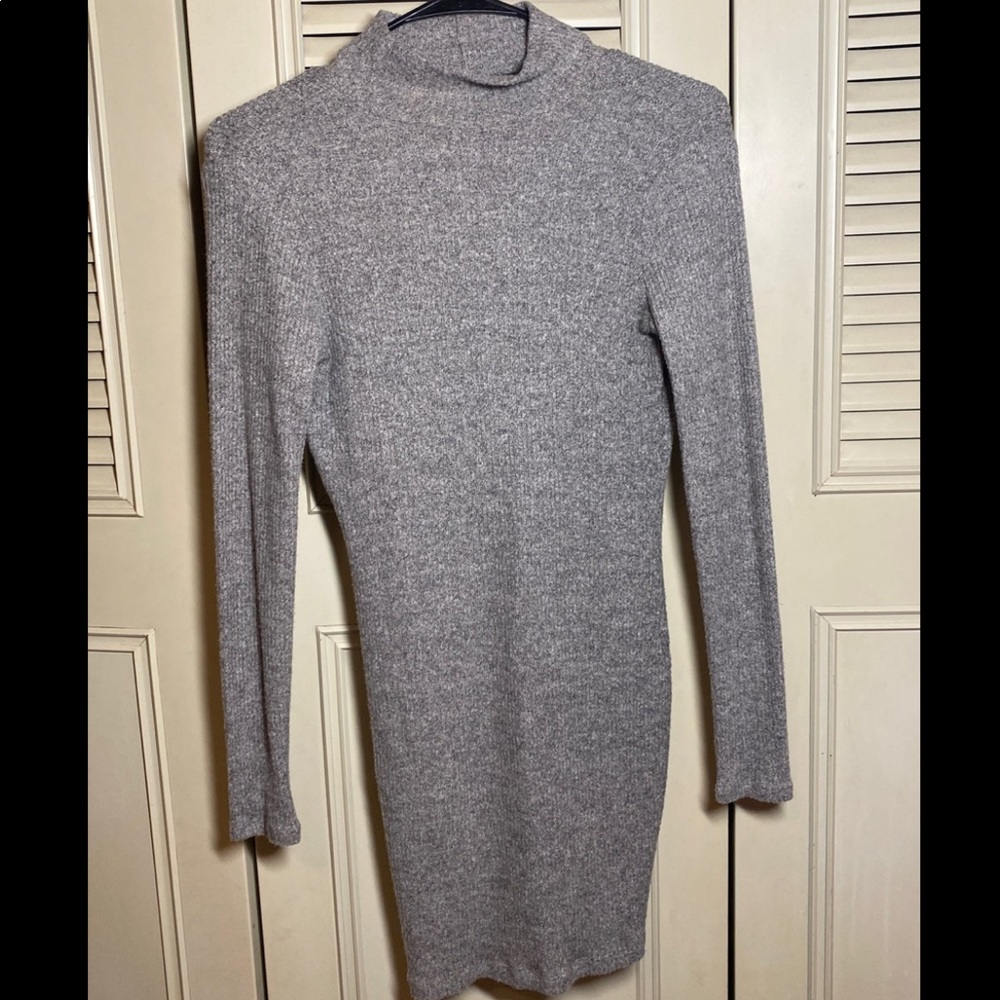 Turtle neck bodycon dress